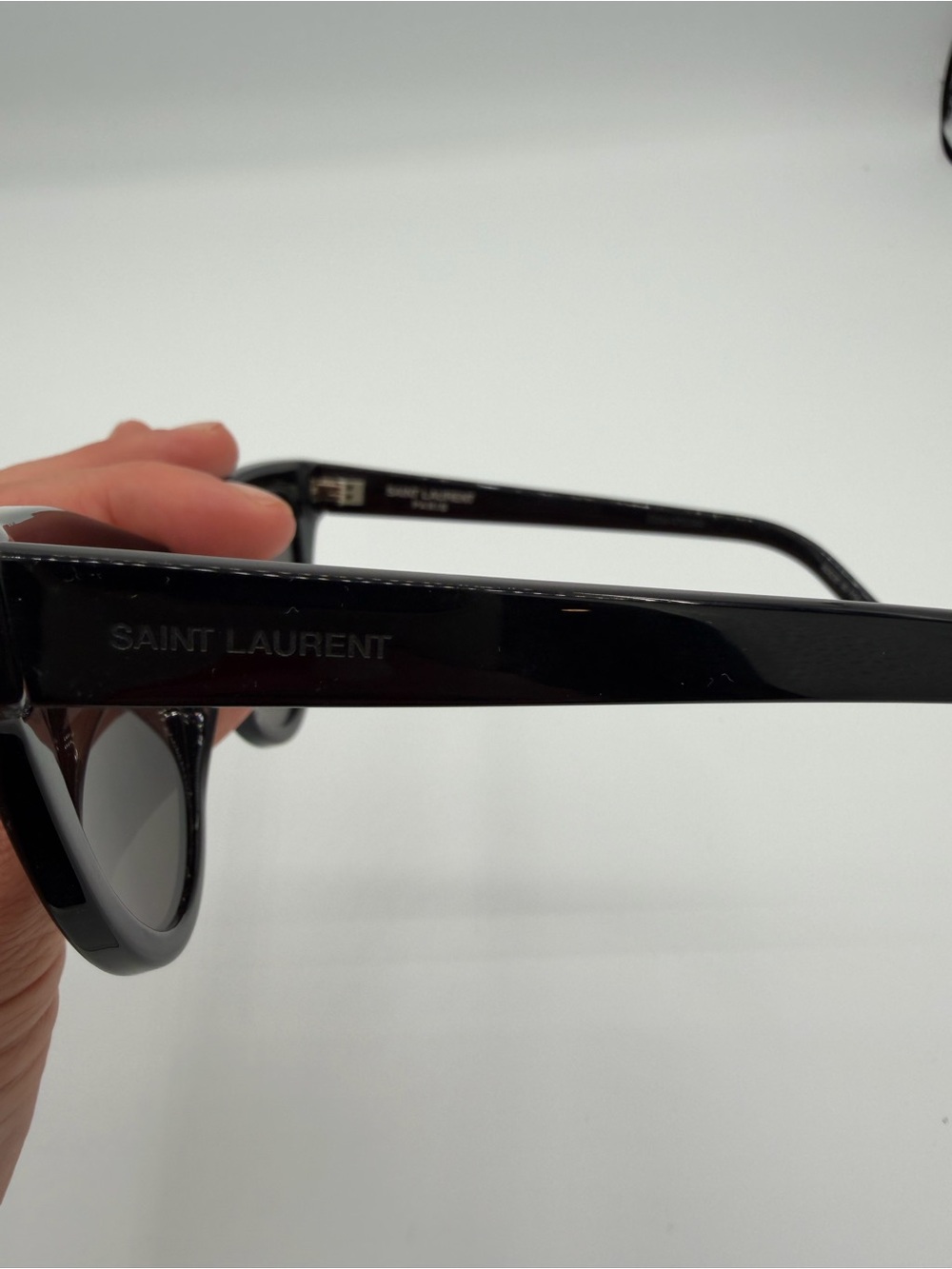 Saint Laurent SL 425 Black Cat Eye Sunglasses Dark Lenses - Picture 5 of 6
